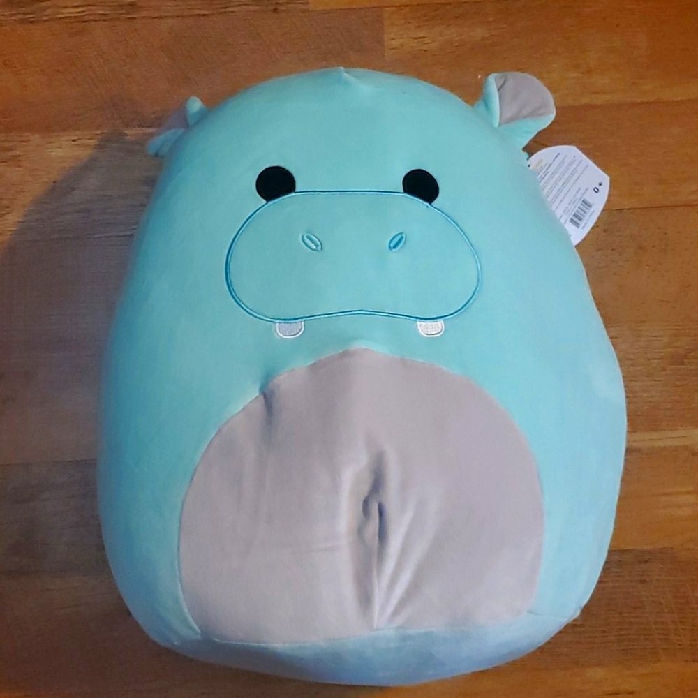 16 inch Squishmallow Hank the Hippo